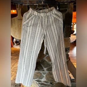 Striped Linen Pants